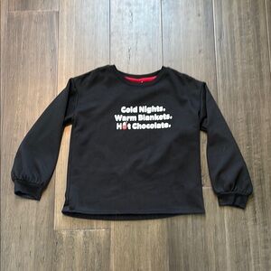 Art Class Black Long Sleeve Tee with Crew Neck